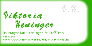 viktoria weninger business card